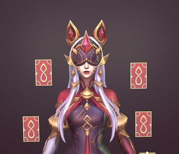 asu ahri 3D model