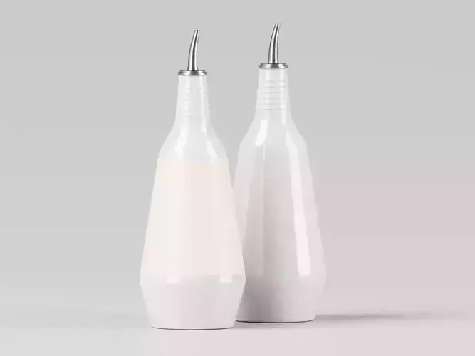 Dispenser Olive Oil Bottle 3D Model