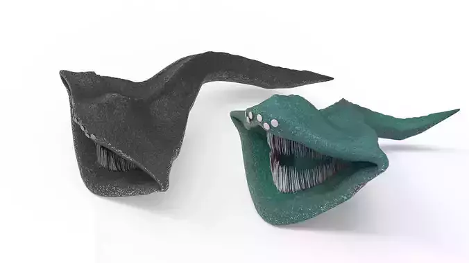 El Gran Maja 3D Model with Swimming Loop Animation 3D model