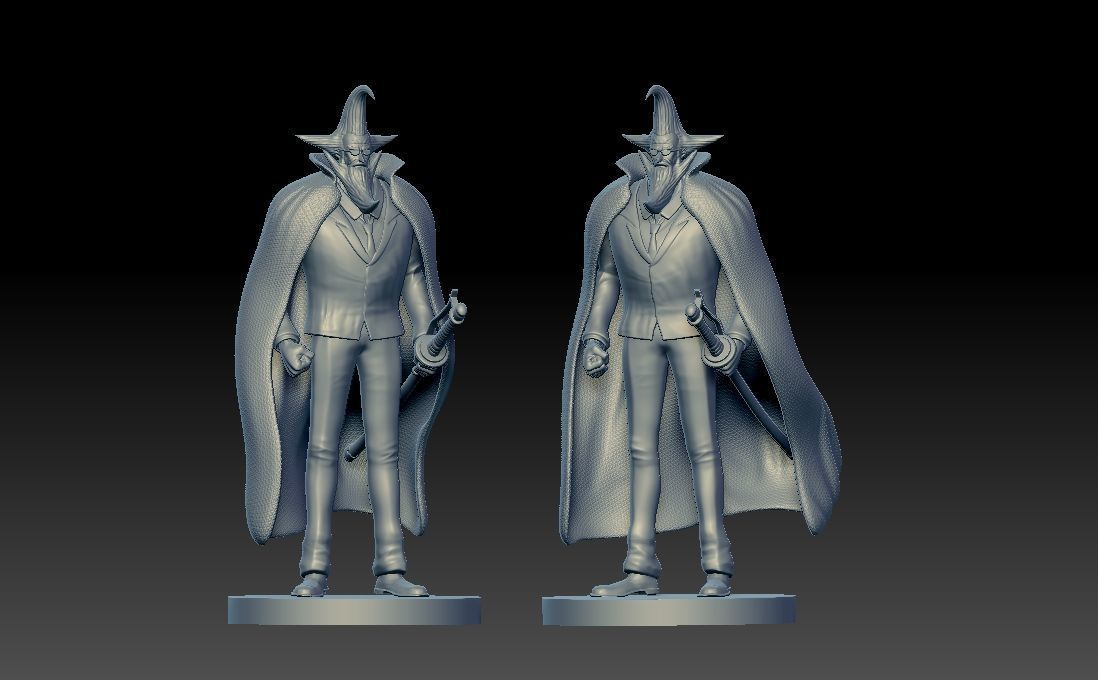 Figarland Garling - Five elder - ONE PIECE - 3D PRINT 3D print model_1