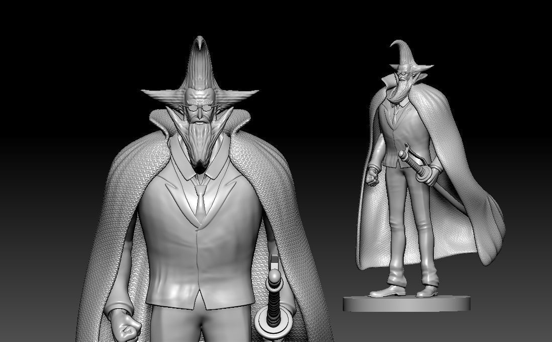 Figarland Garling - Five elder - ONE PIECE - 3D PRINT 3D print model_3