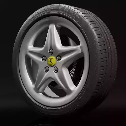 F355 wheel with brakes