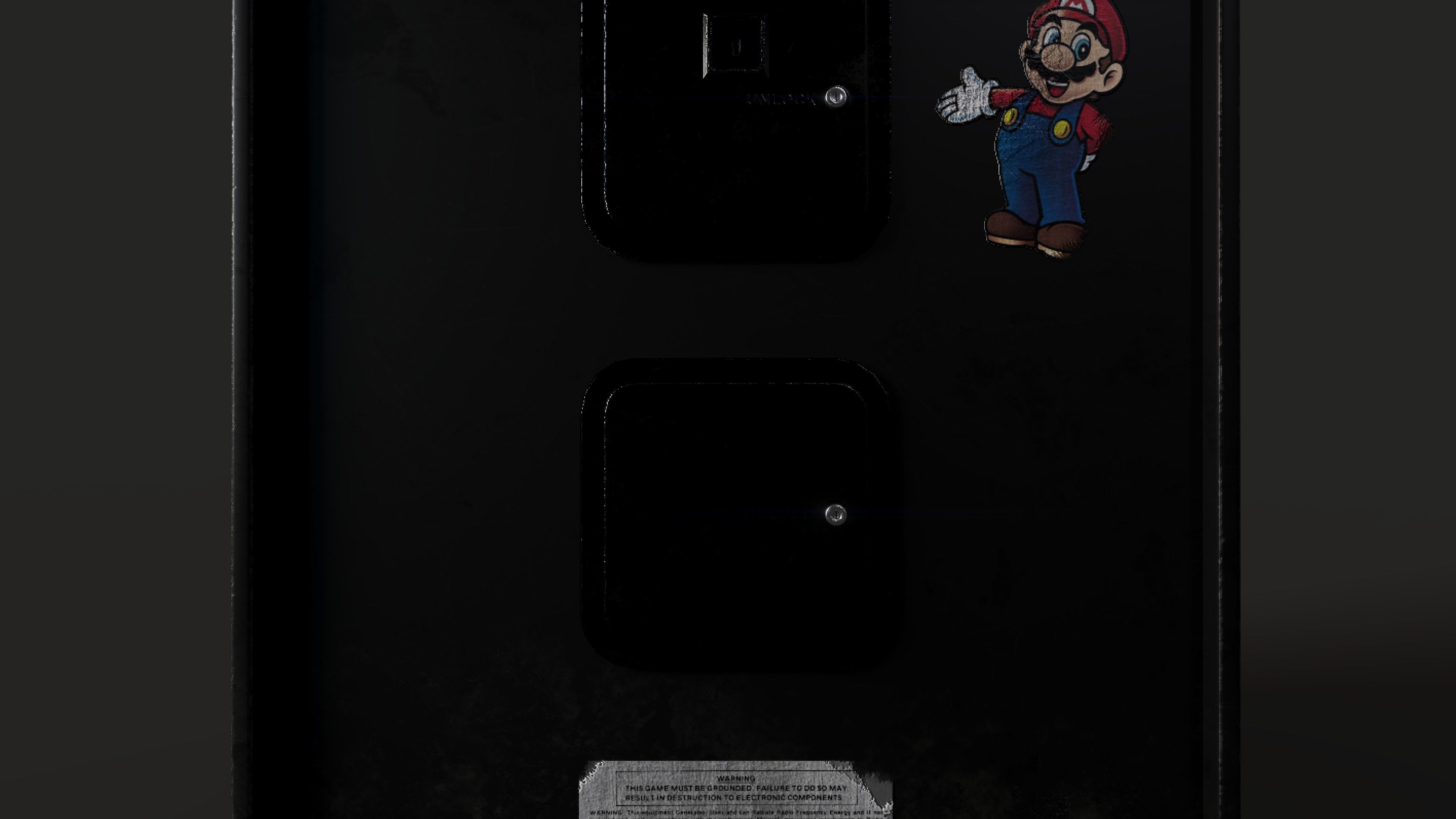 Retro Arcade Game Machine 01 Low-poly 3D model_14