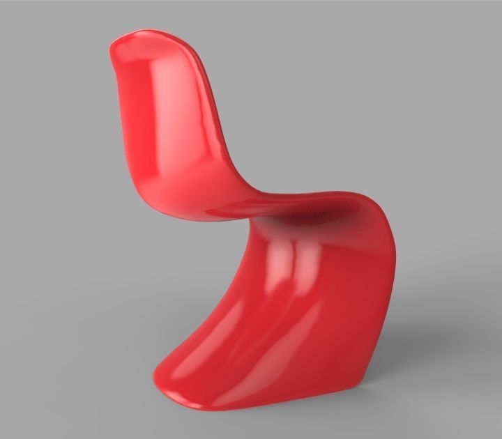 Plastic Chair 3D model_4