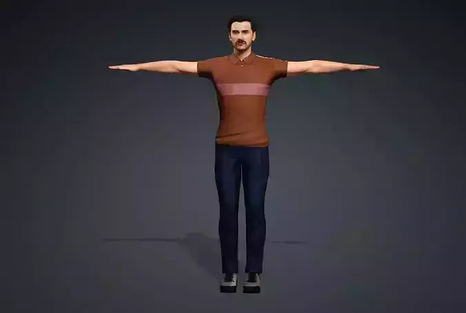 Man Rigged Animated