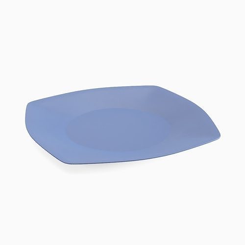 Disposable Plastic Plate A 01  Low-poly 3D model