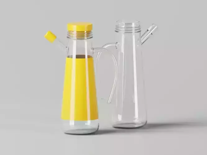 Kitchen Oil Pot Oil Bottle 3D Model