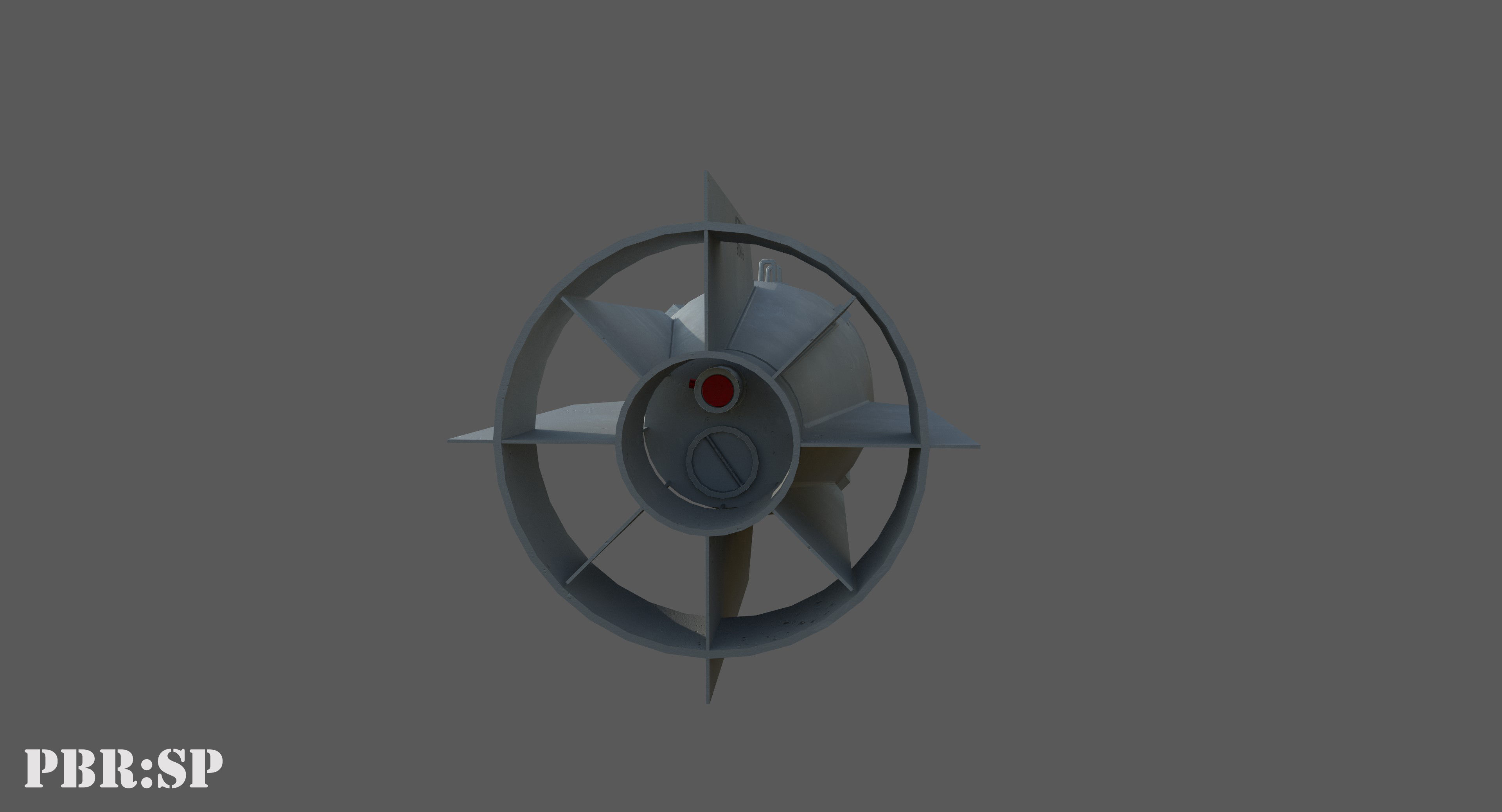 FAB500-M54 Soviet Russian Aircraft Bomb Game Ready PBR Model  Low-poly 3D model_7