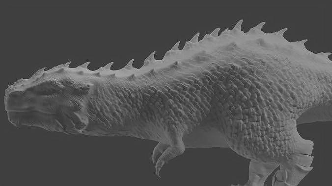 Scaly Dino-HighPoly Free 3D model