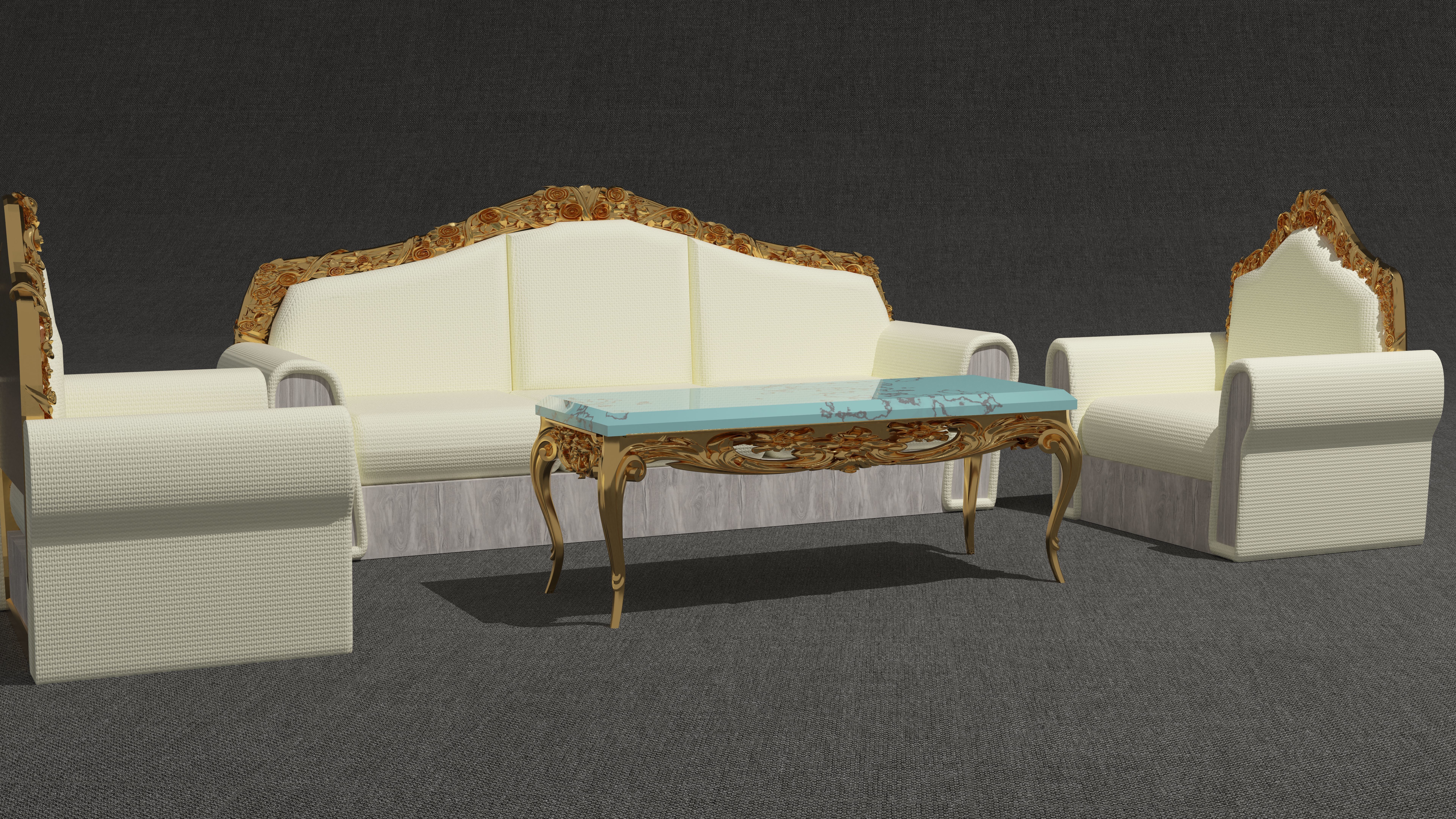 Sofa Set 8K 3D model_11