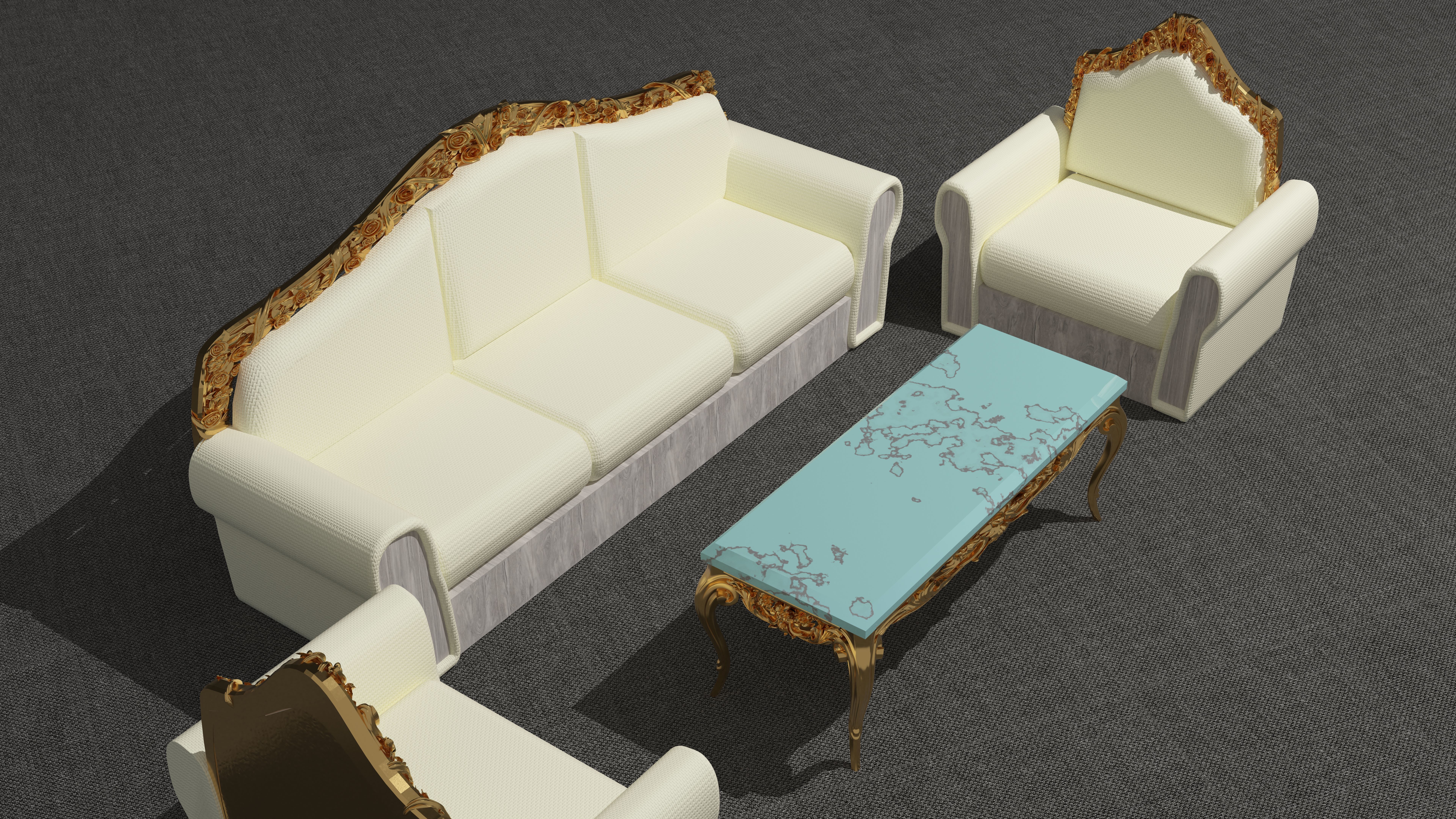 Sofa Set 8K 3D model_7