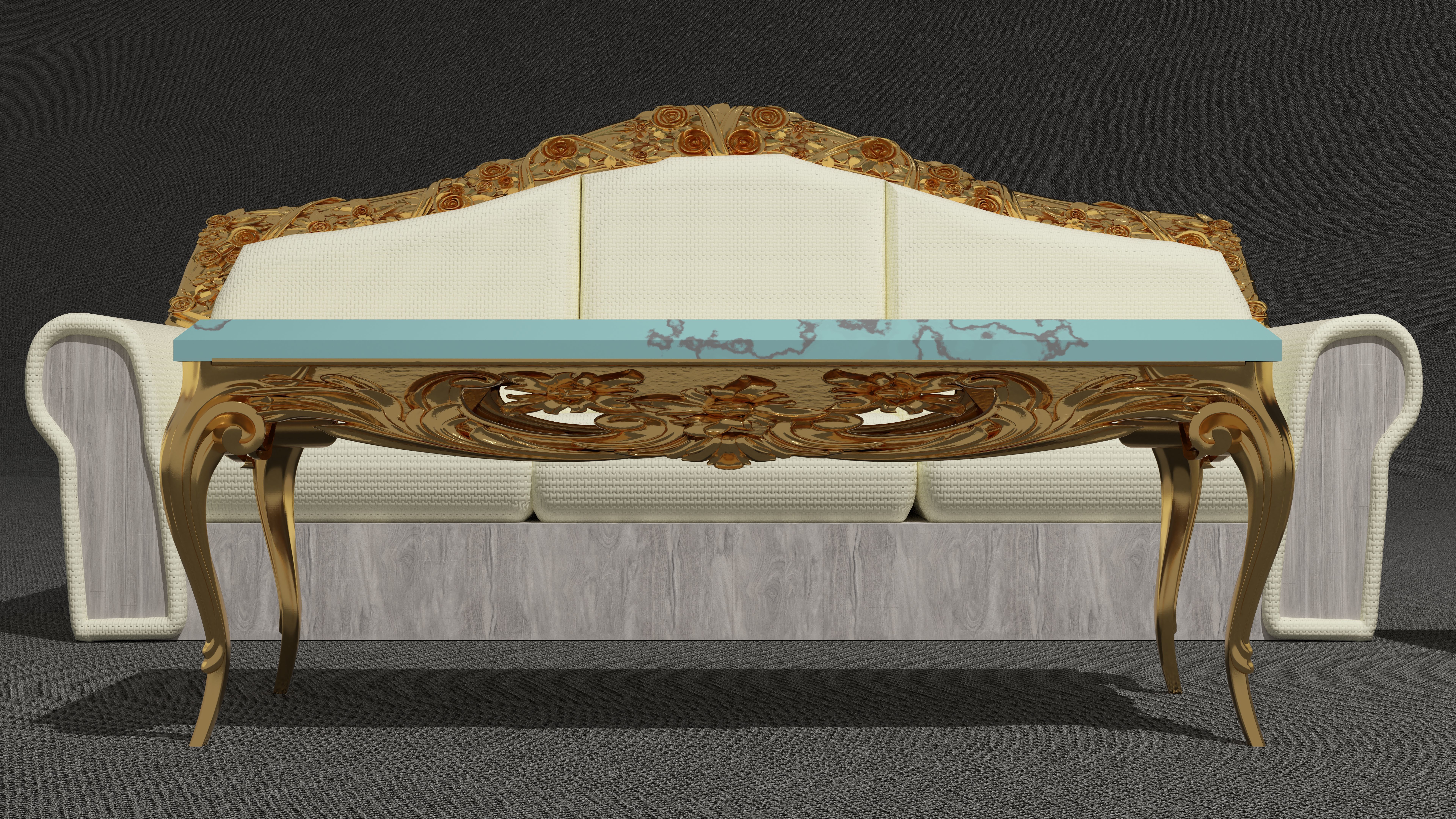 Sofa Set 8K 3D model_1