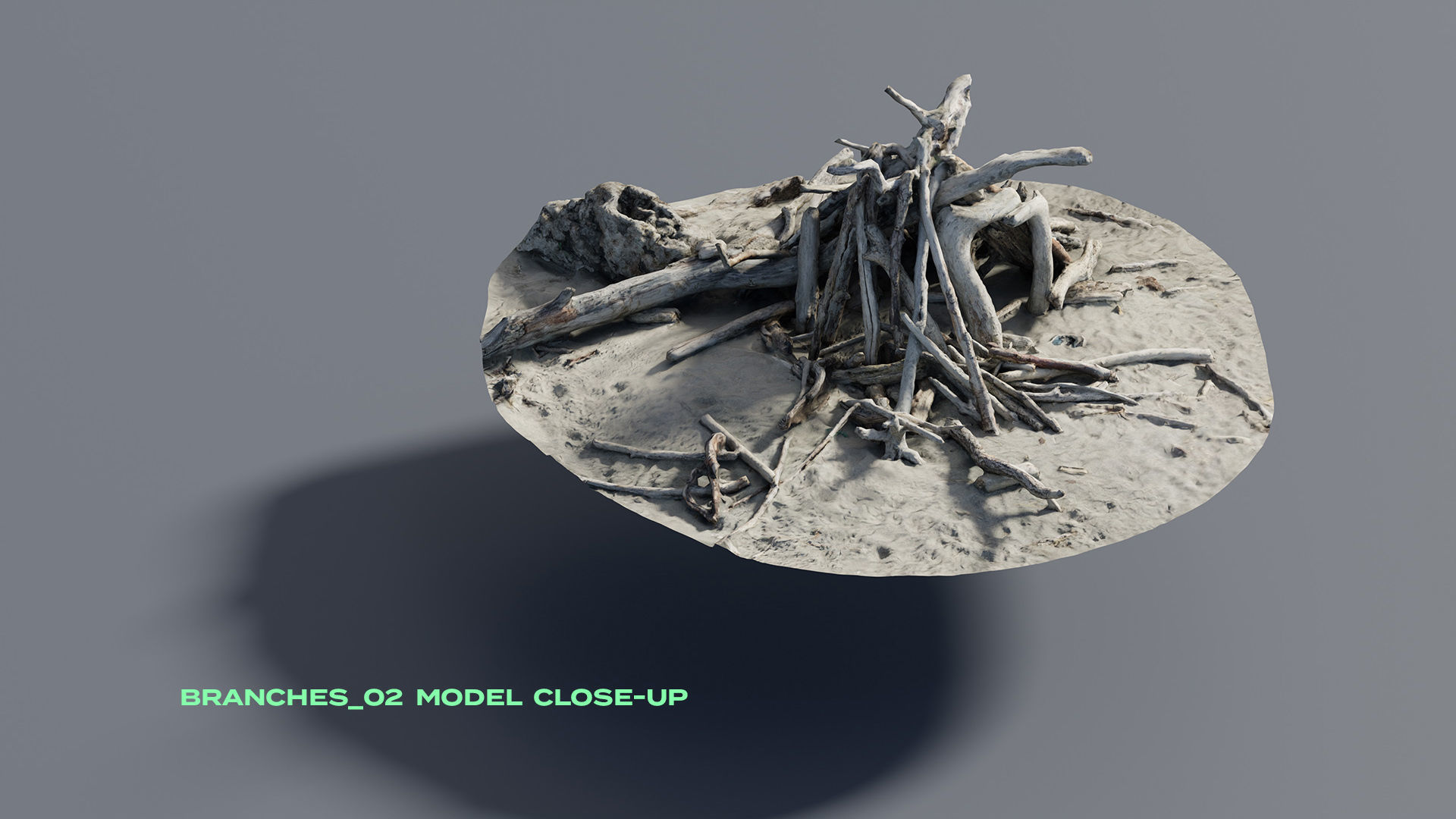 Coastal Environment Kitbash Set 3D model_4