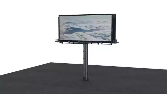 Billboard 3D Model  Free 3D model