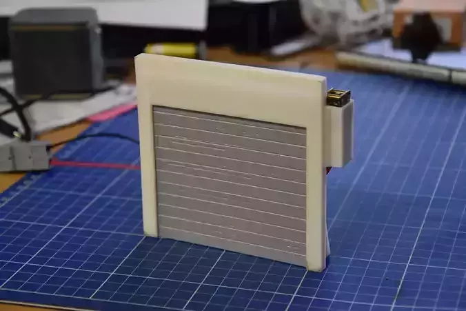 Sectional door for modelship Typ A