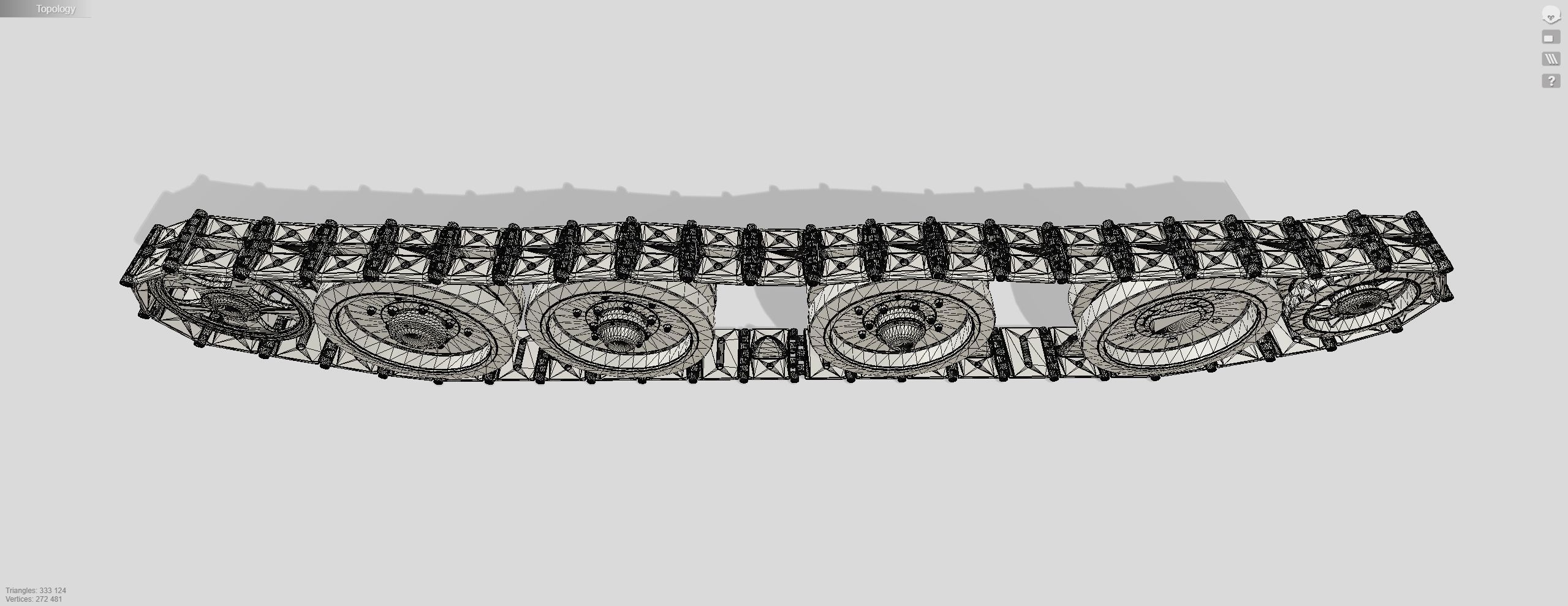 Tank tracks 3D model_11