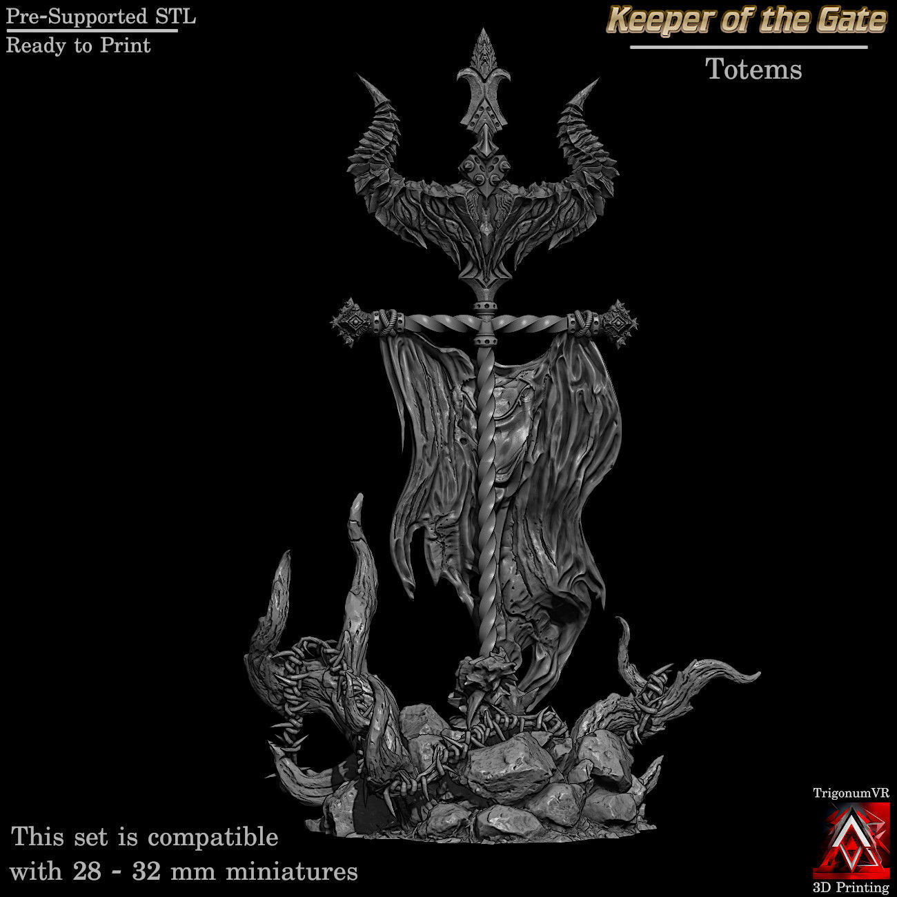 Totems 3D print model_3
