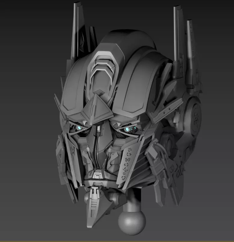 Optimus Head 3d print model 3D print model_0