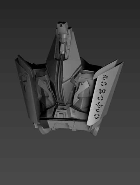 Optimus Head 3d print model 3D print model_1