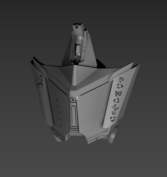 Optimus Head 3d print model 3D print model_3