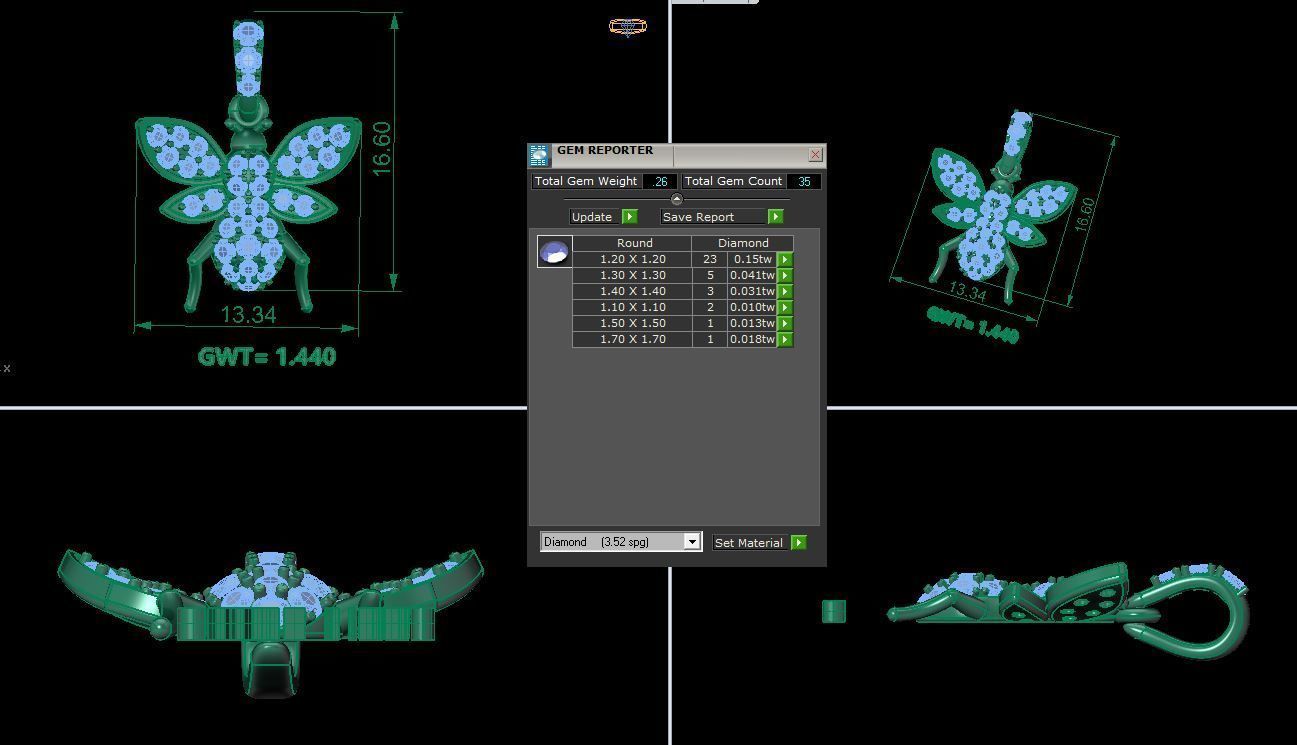 FASION   PENDANT 3D model_3