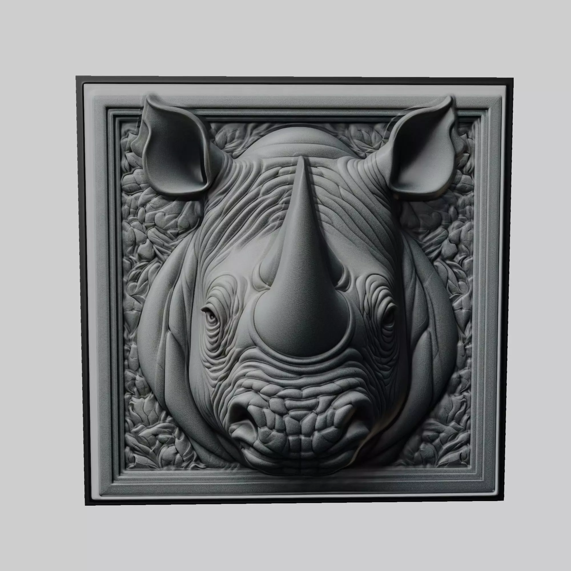 Rhinoceros Animal 3D print model_0