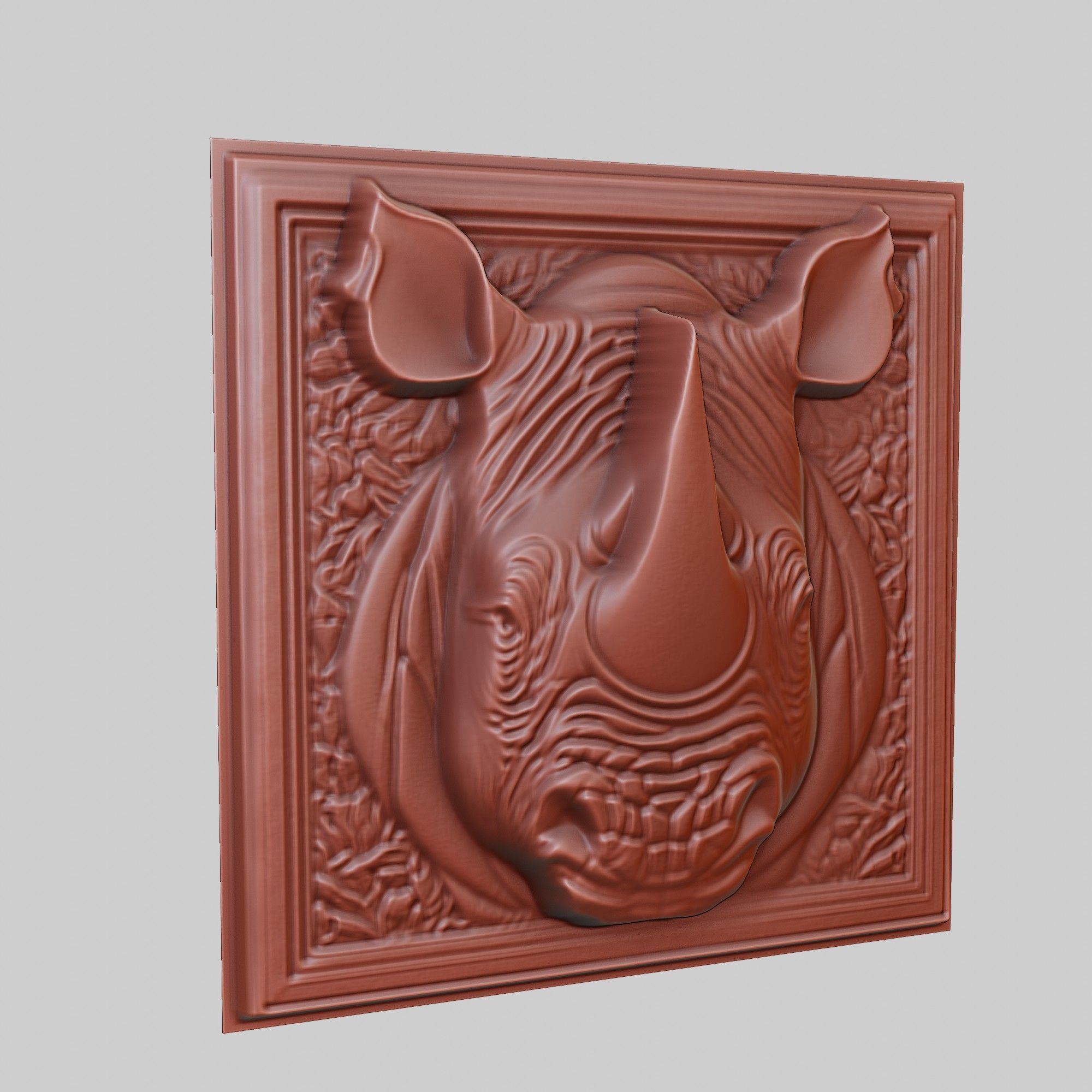 Rhinoceros Animal 3D print model_3