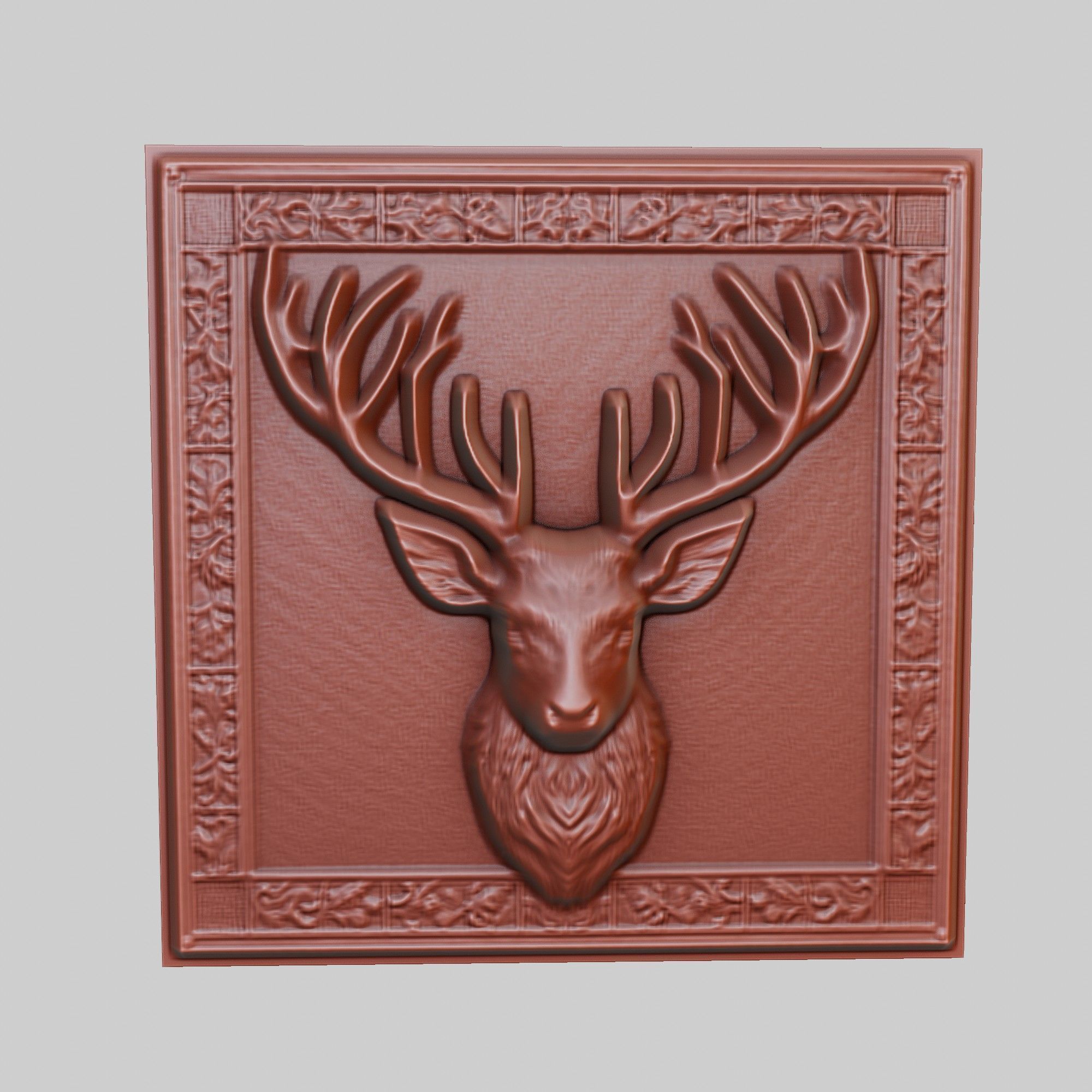 Deer Animal 3D print model_2