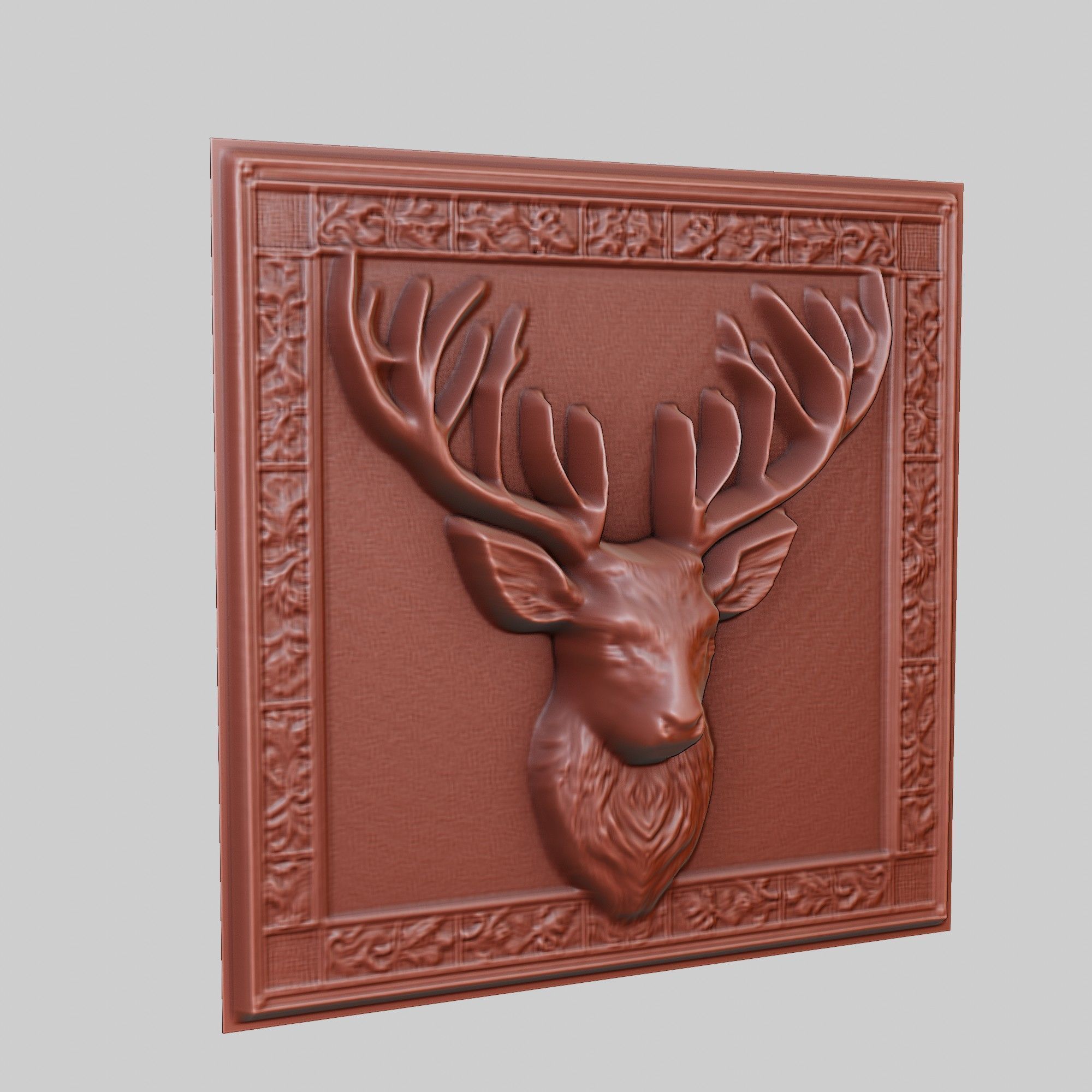 Deer Animal 3D print model_3