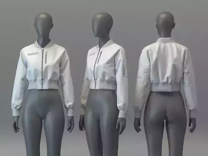 【THE MOZZ】Bahum Crop Setup Jacket SEMATOMALA Women's Mock Neck PU Leather Crop Jacket Shrug