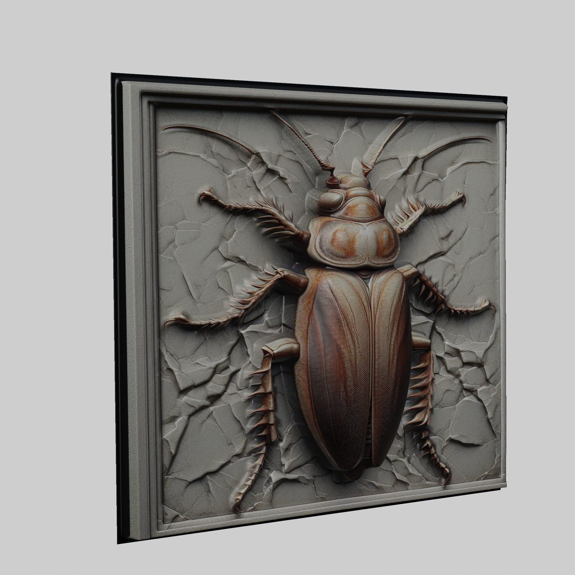 Cockroach Animal 3D print model_1