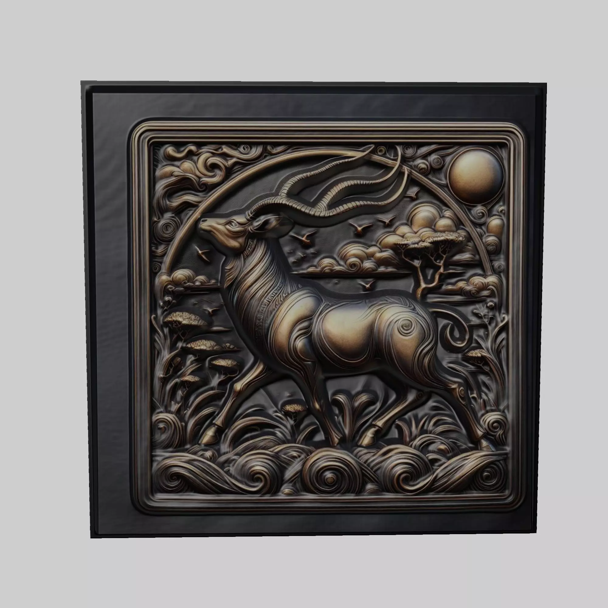 Impala Animal 3D print model_0