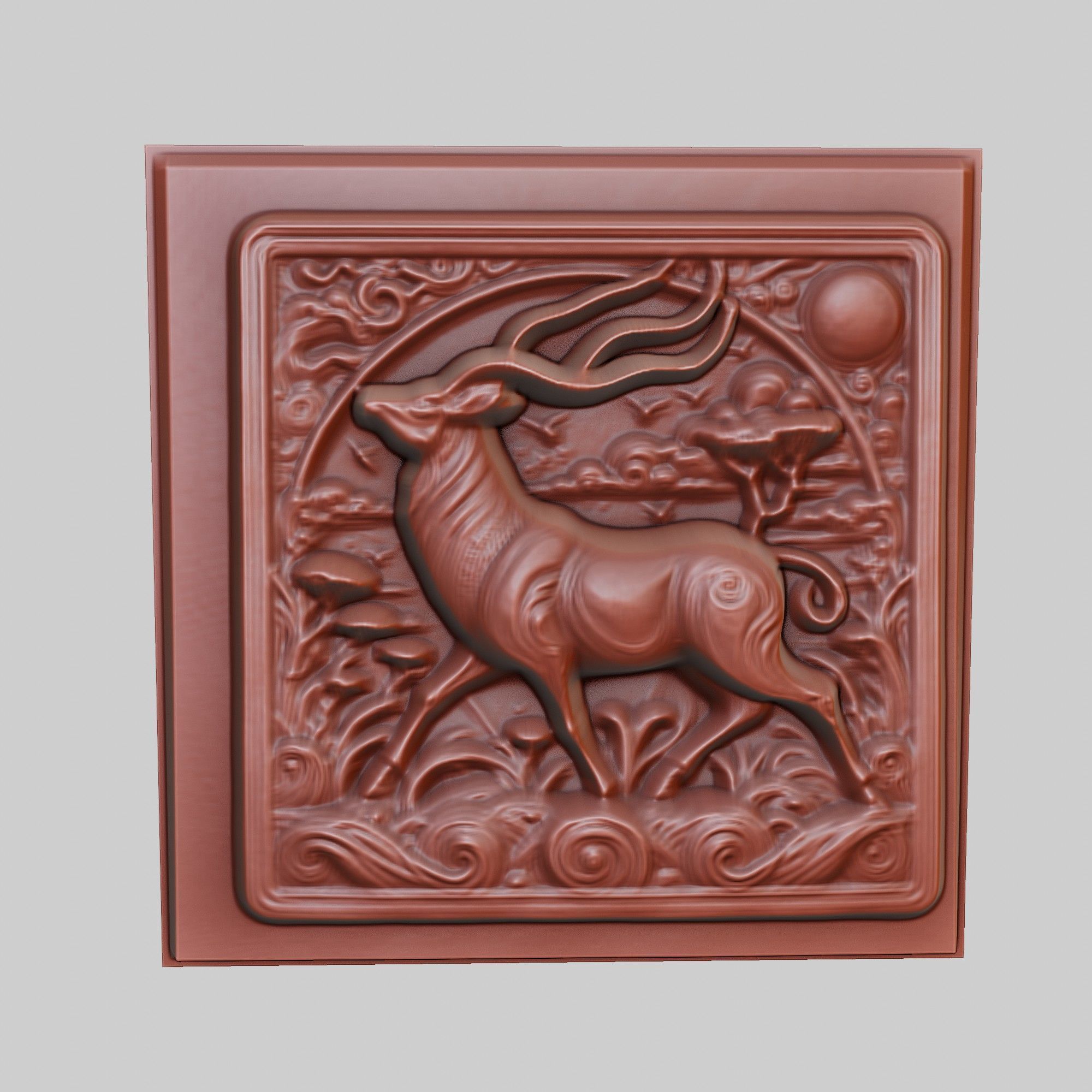 Impala Animal 3D print model_2