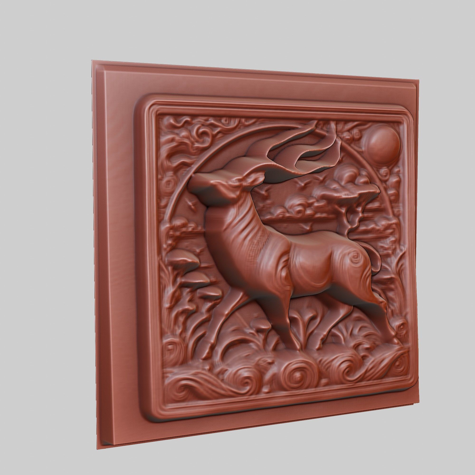 Impala Animal 3D print model_3