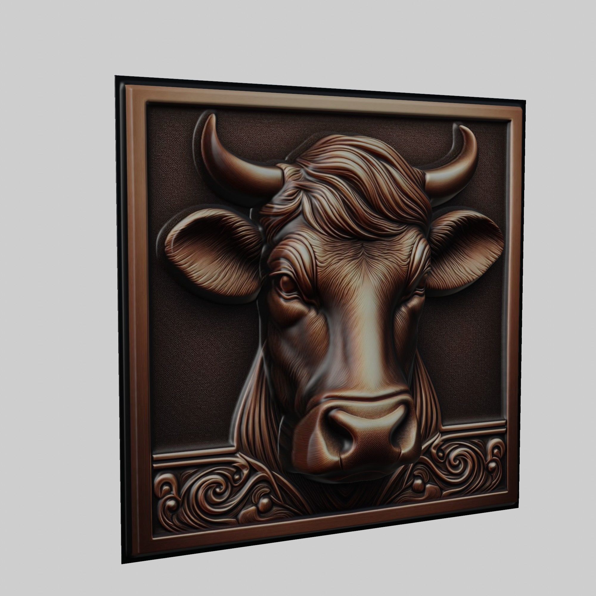 Cow Animal 3D print model_1