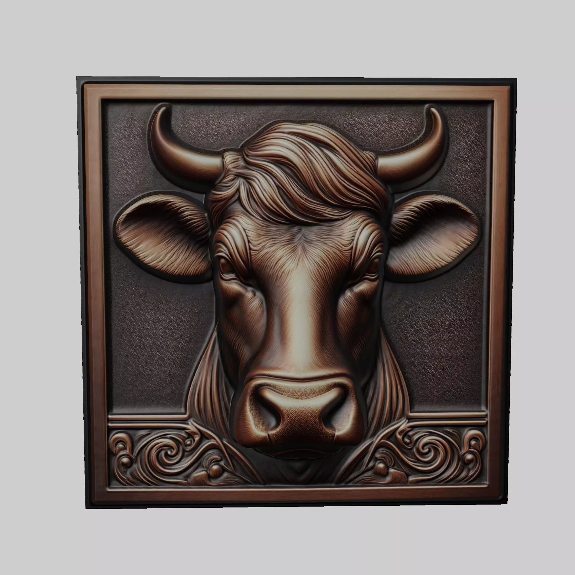 Cow Animal 3D print model_0