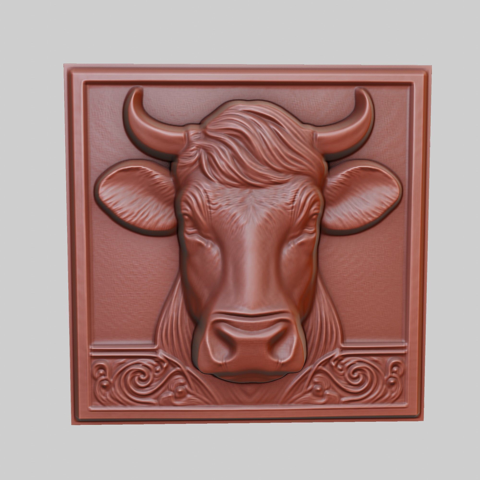 Cow Animal 3D print model_2