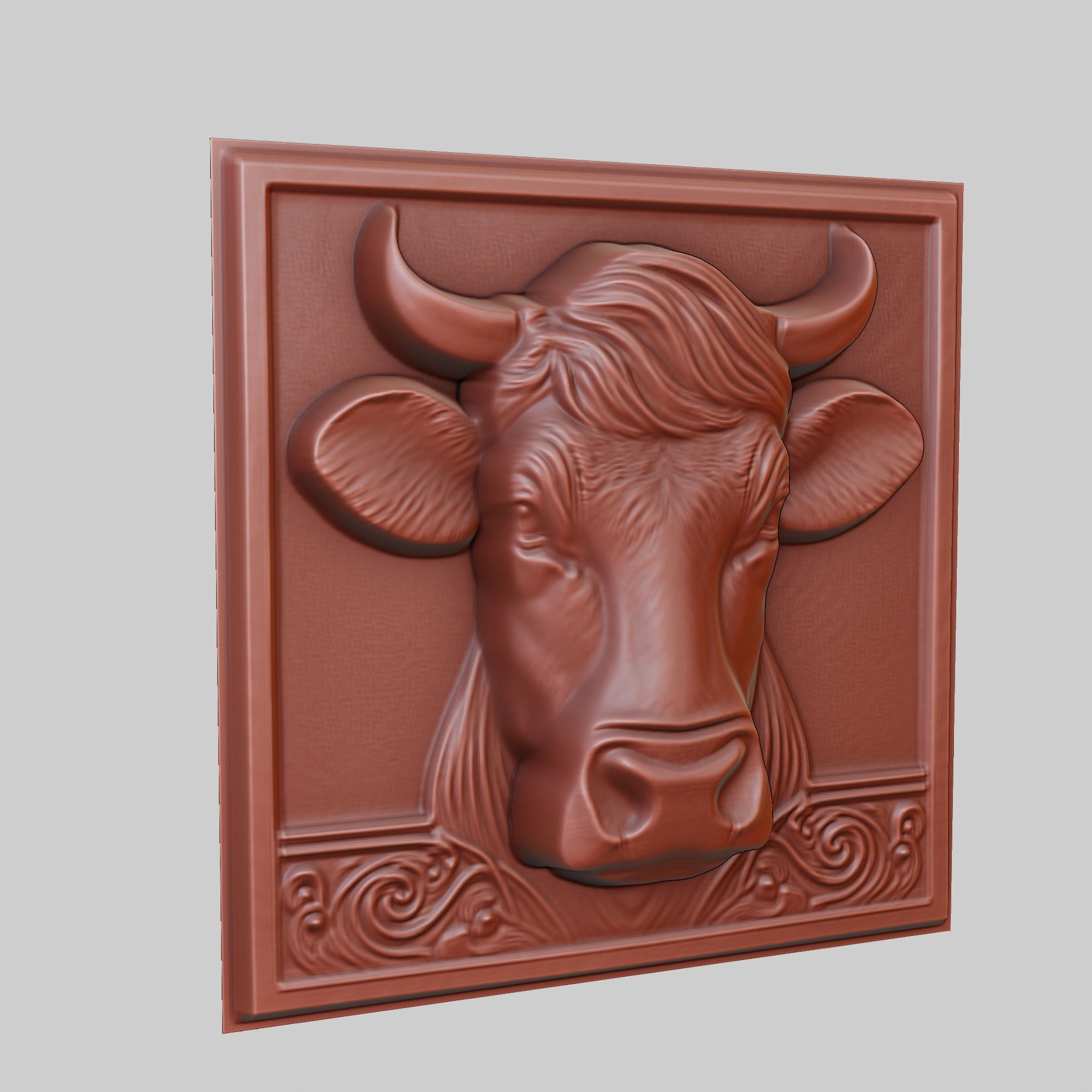 Cow Animal 3D print model_3