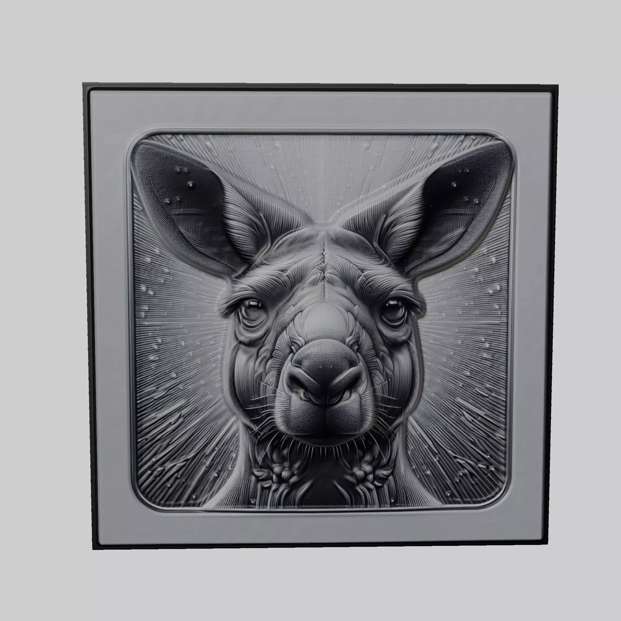 Kangaroo Animal 3D print model_0