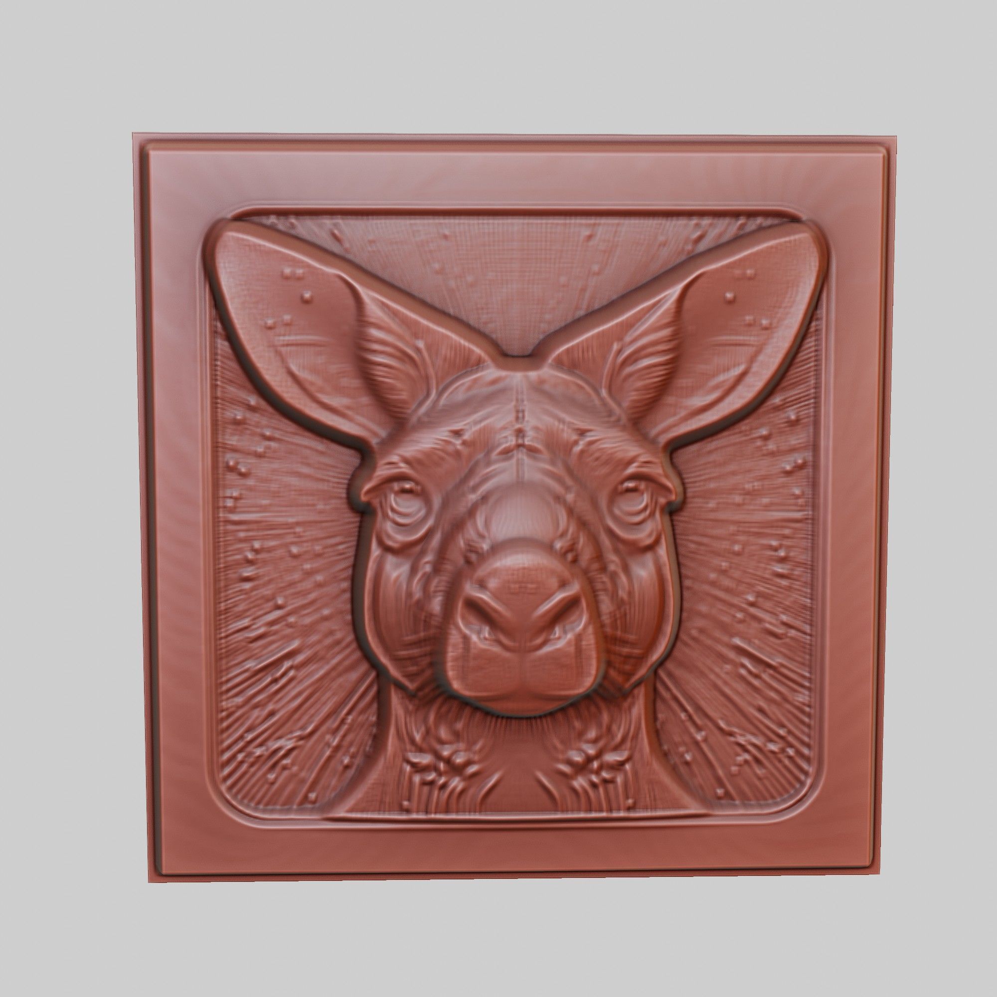 Kangaroo Animal 3D print model_2