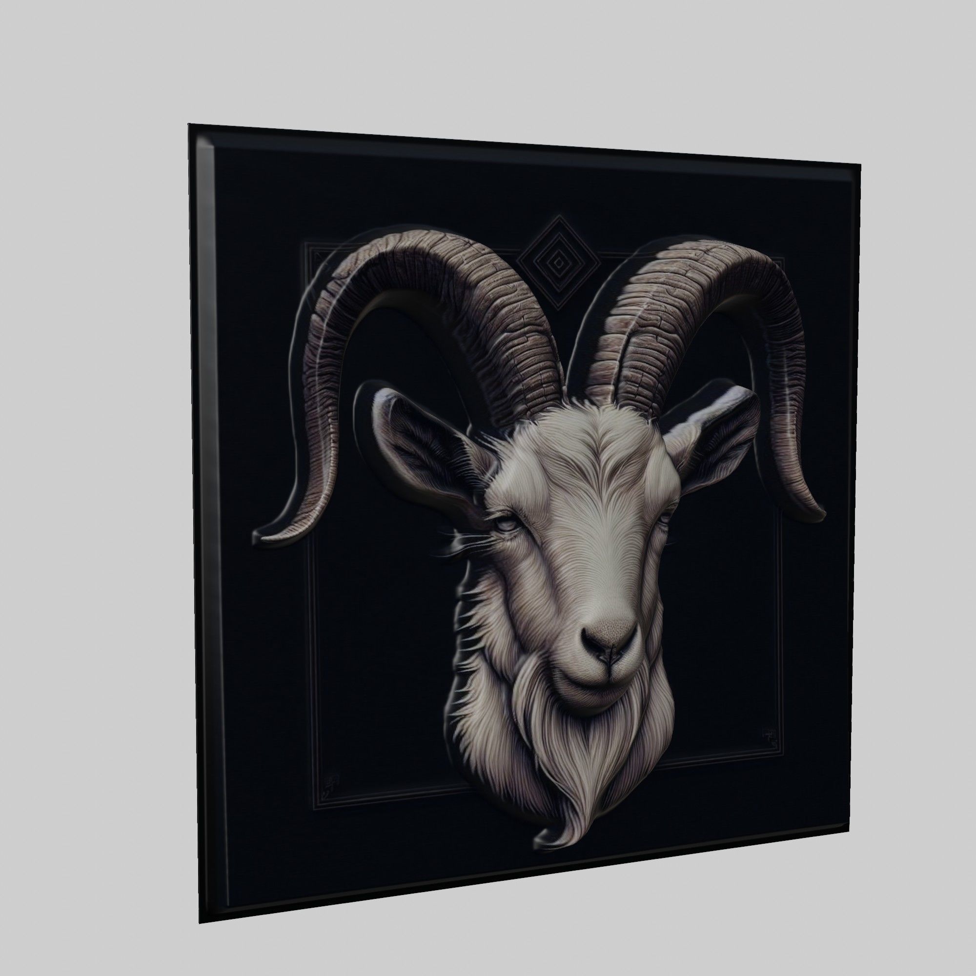 Goat Animal 3D print model_1