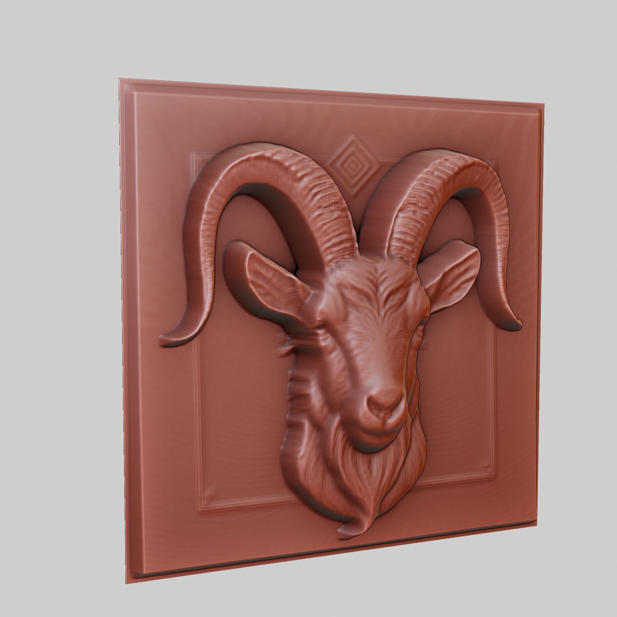 Goat Animal 3D print model_3