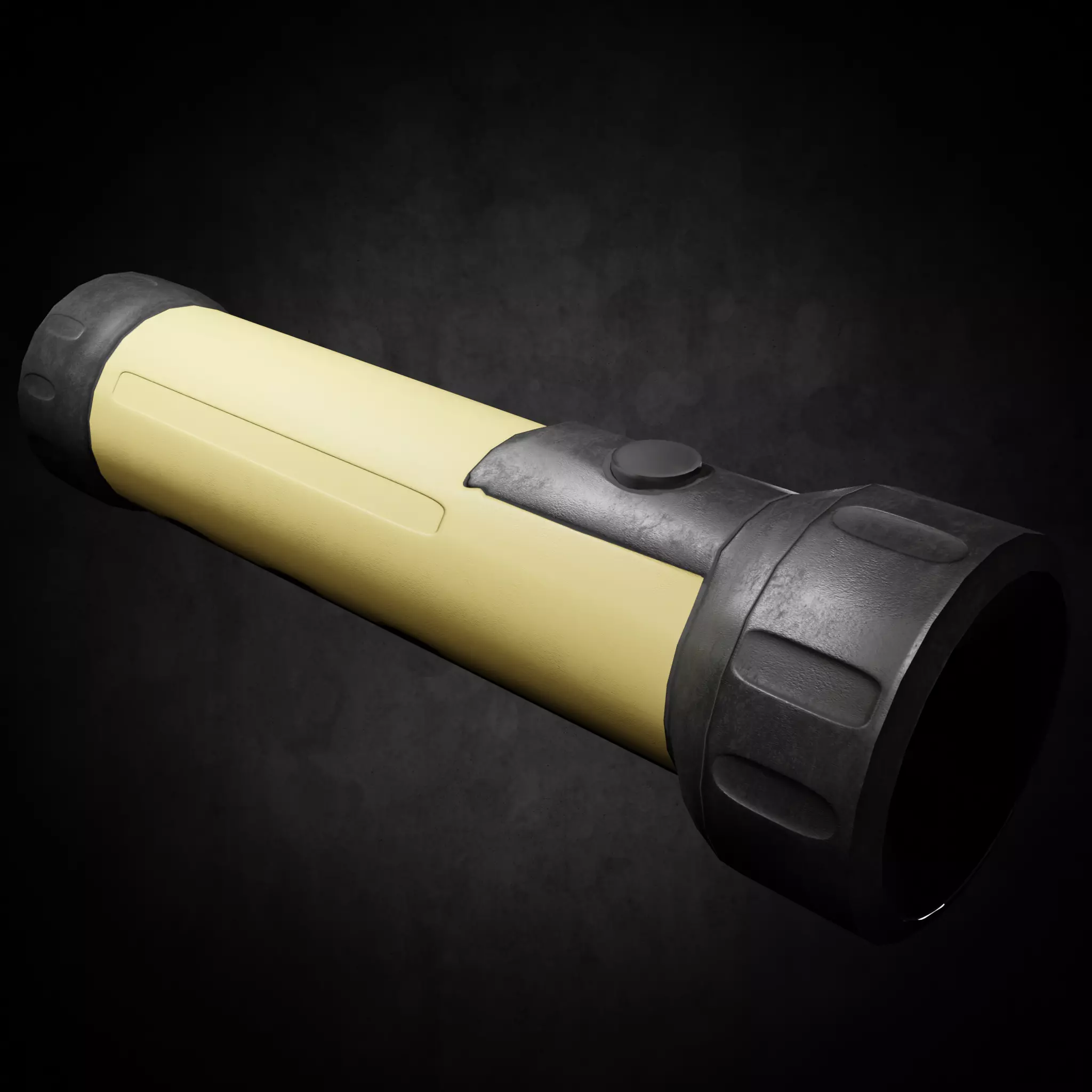 free flashlight model game-ready Free low-poly 3D model