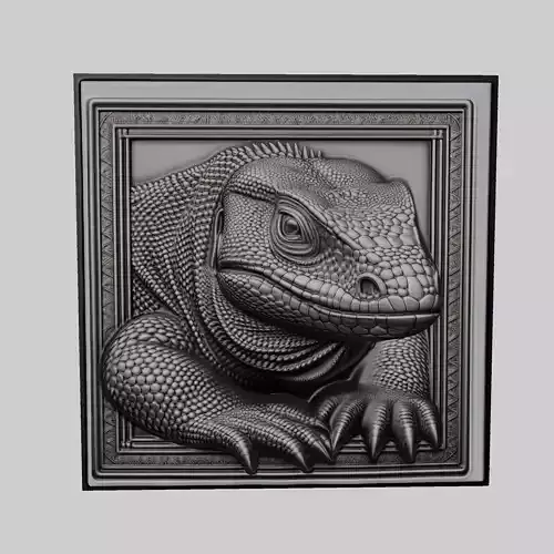 Komodo Dragon Animal 3D print model