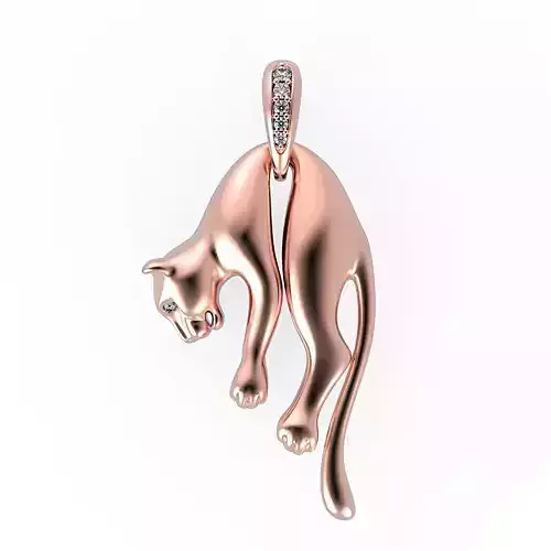 Panther Pendant small edition 3D print model