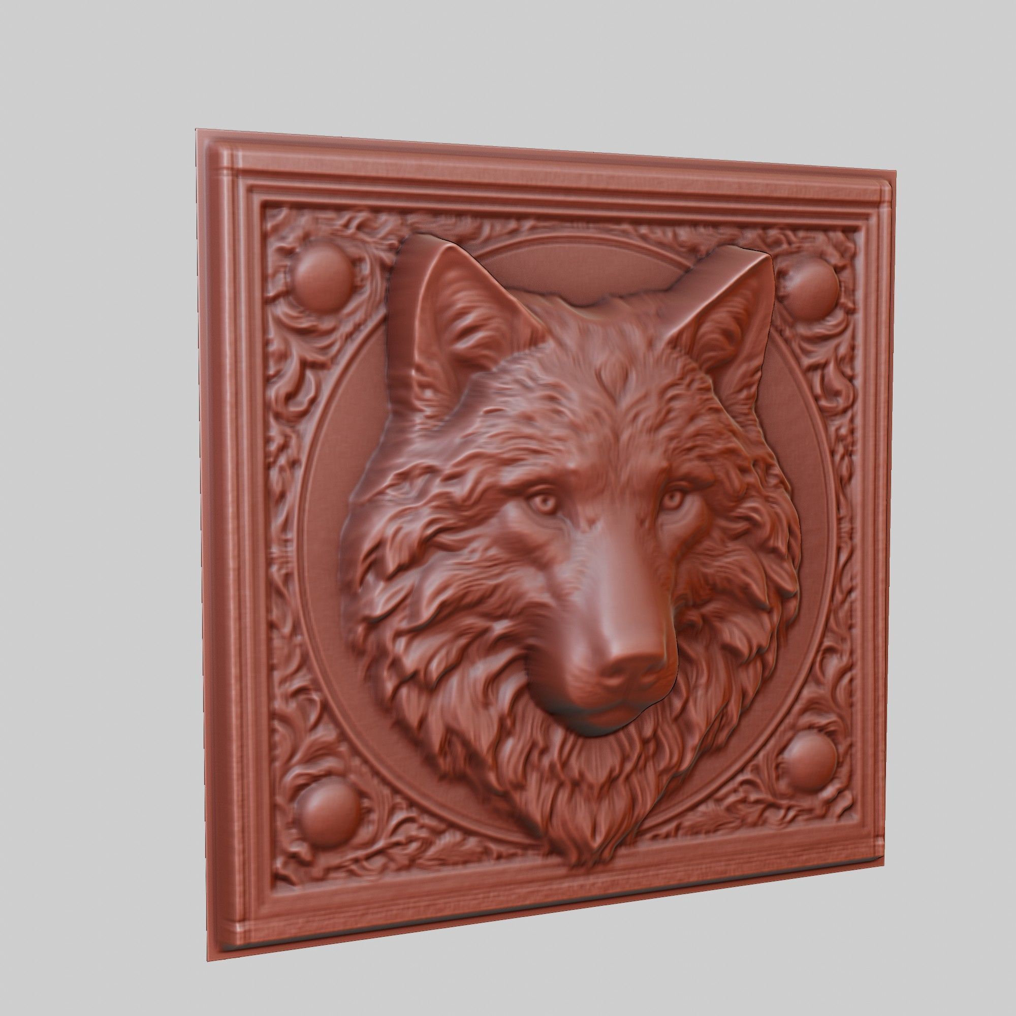Wolf Animal 3D print model_3