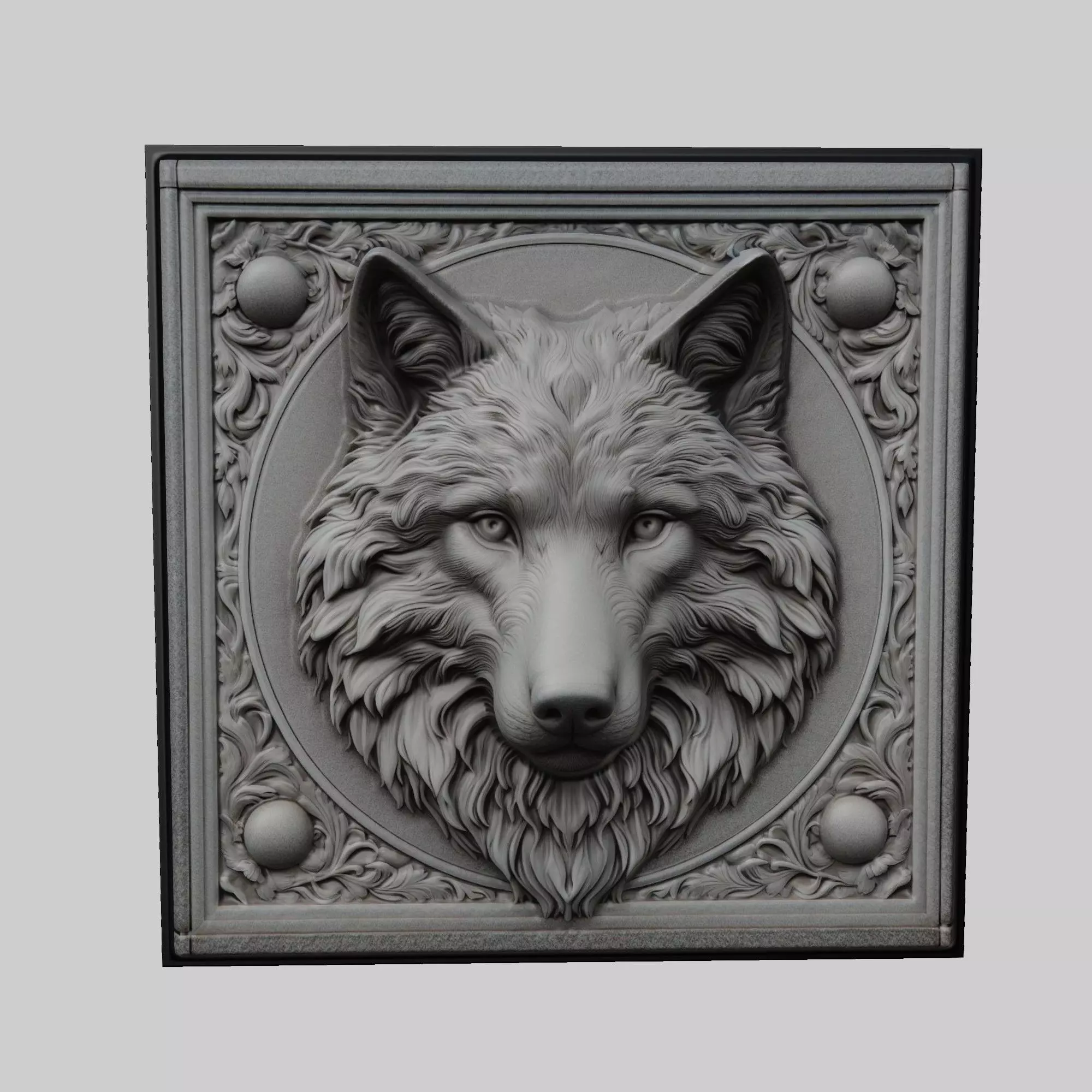 Wolf Animal 3D print model_0