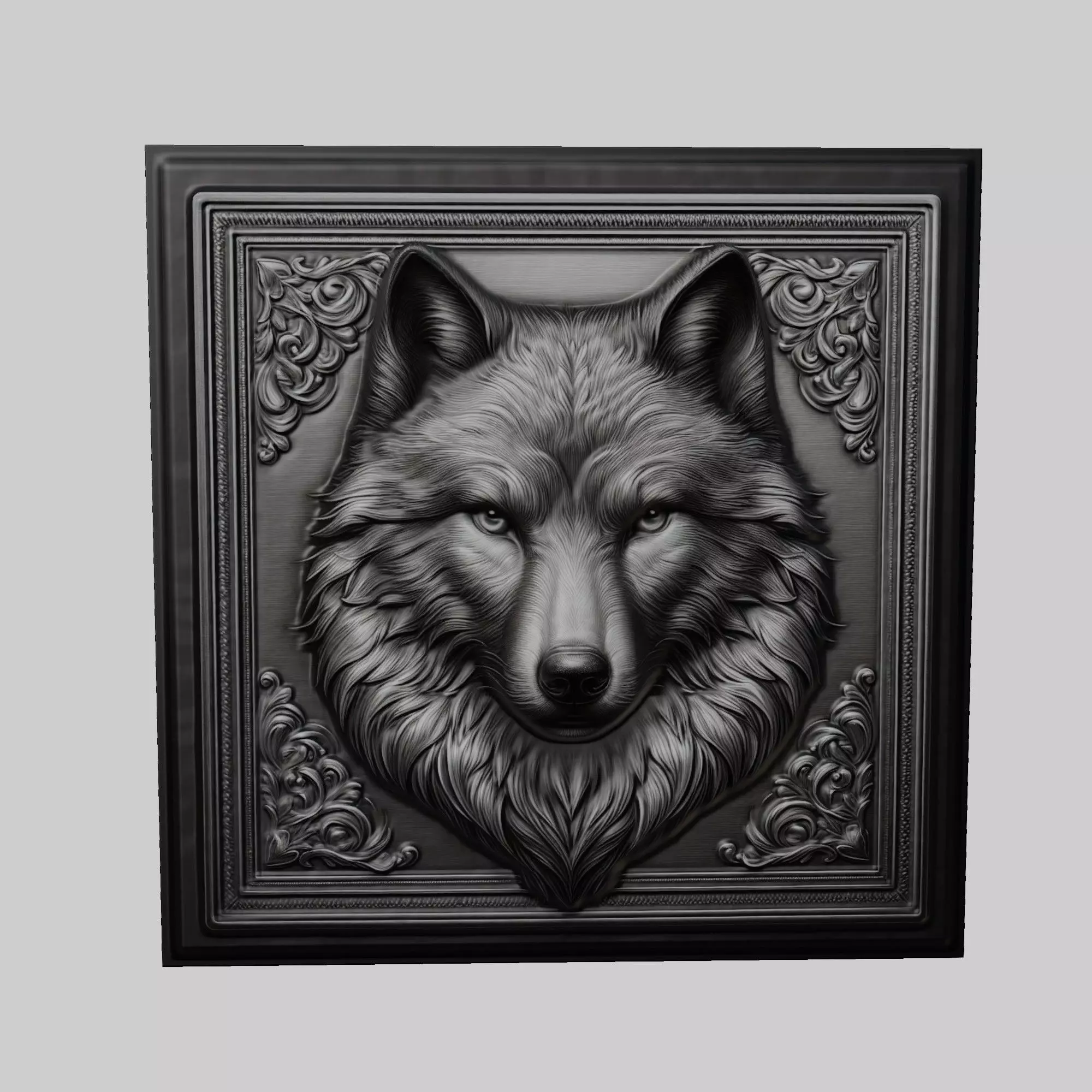 Wolf Animal 3D print model_0