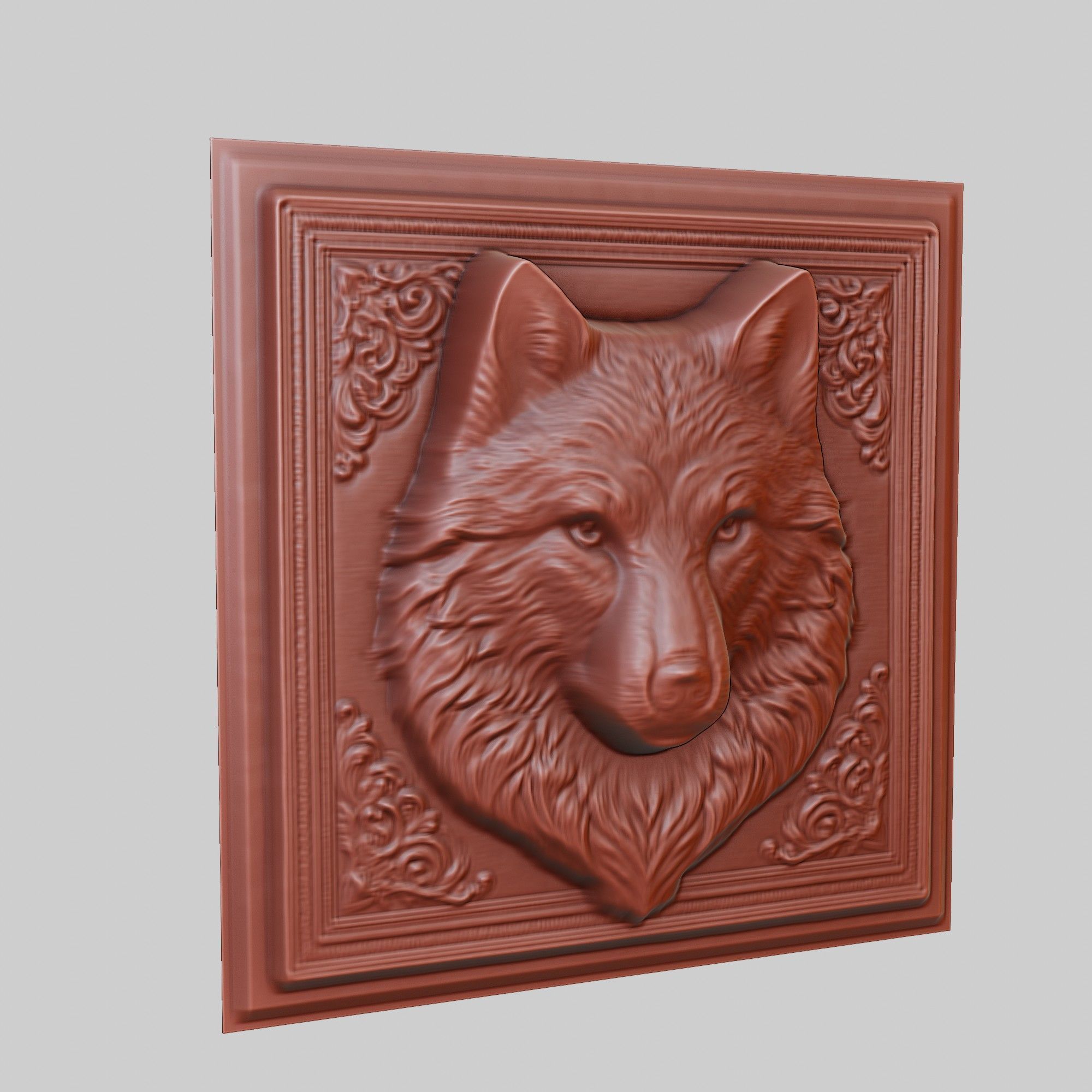 Wolf Animal 3D print model_3