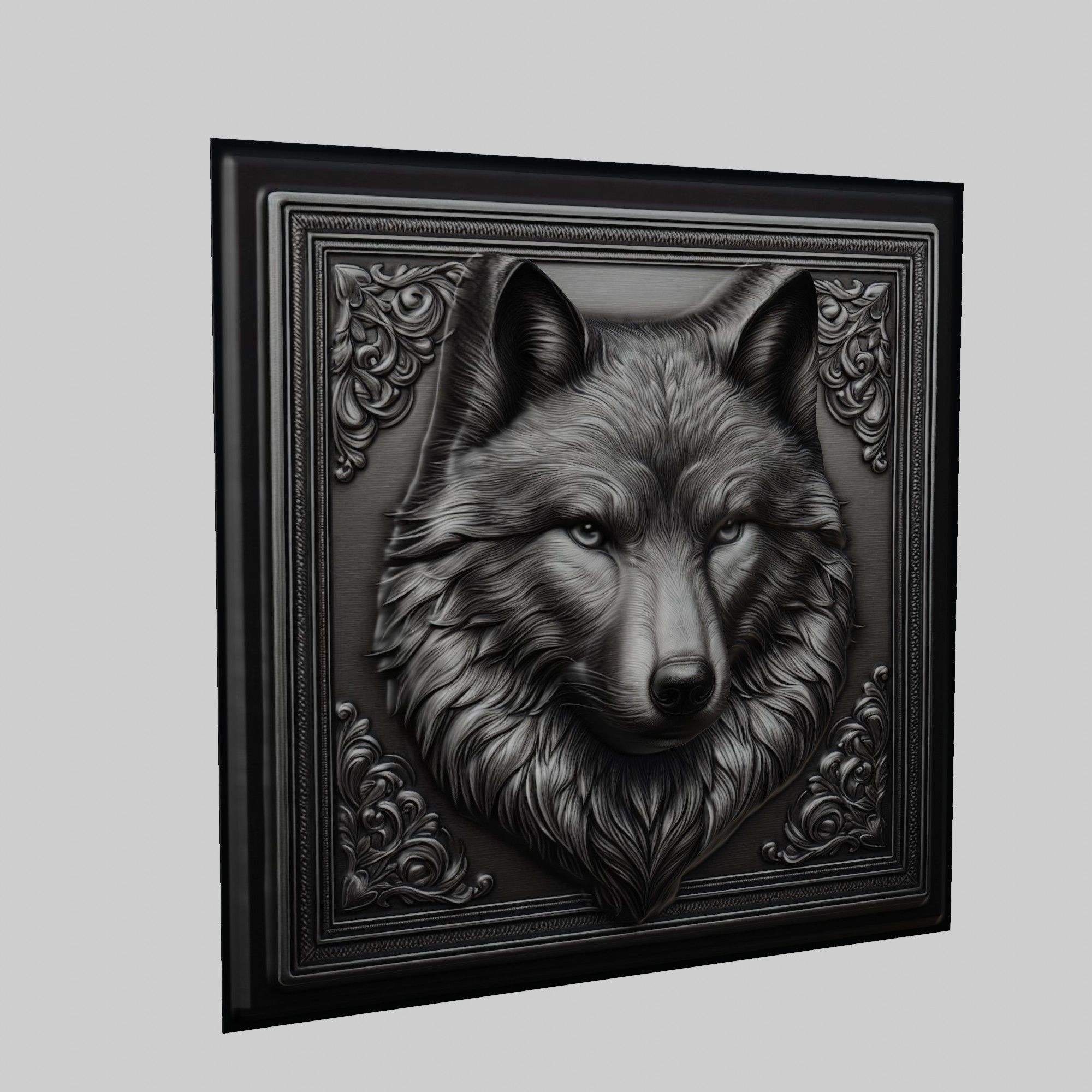 Wolf Animal 3D print model_1